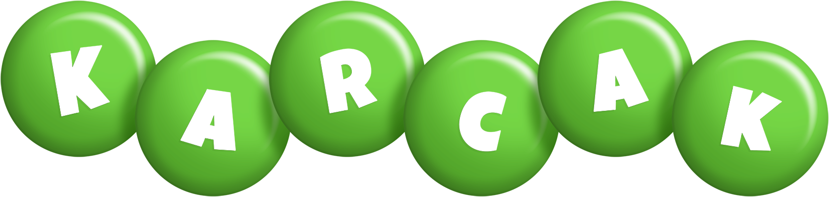 Karcak candy-green logo