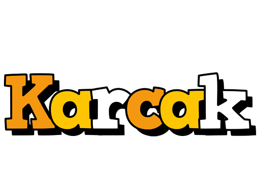 Karcak cartoon logo