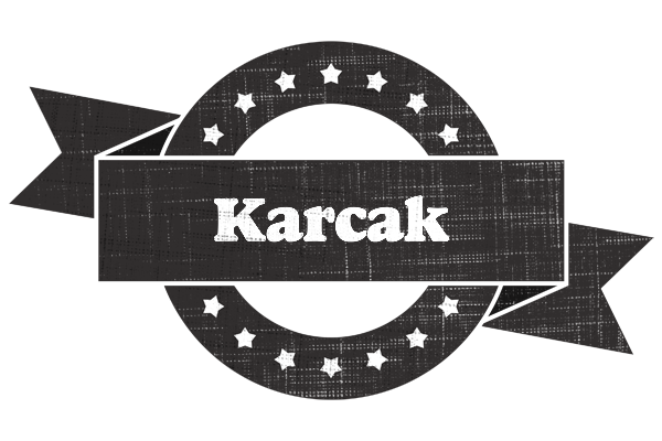 Karcak grunge logo