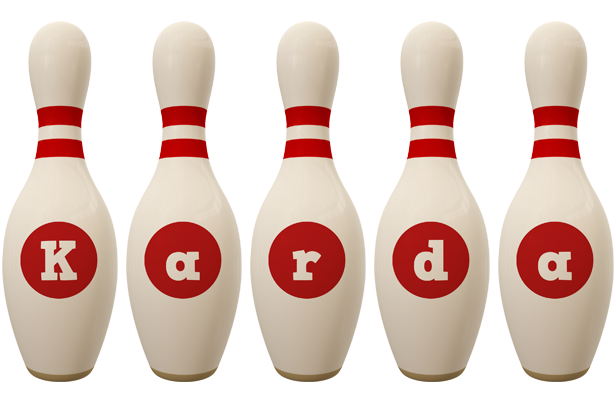 Karda bowling-pin logo