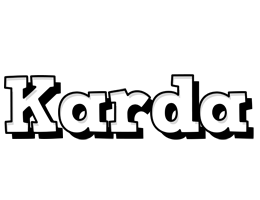 Karda snowing logo