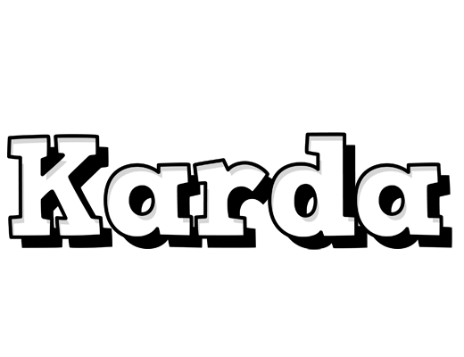 Karda snowing logo