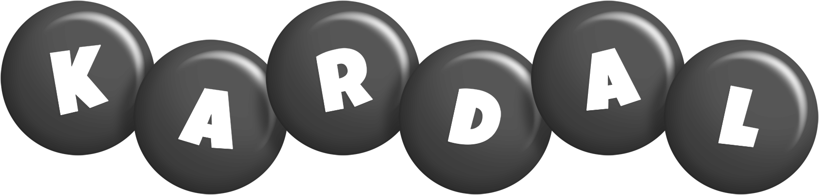 Kardal candy-black logo