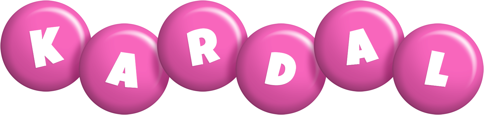 Kardal candy-pink logo