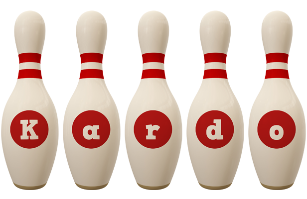 Kardo bowling-pin logo