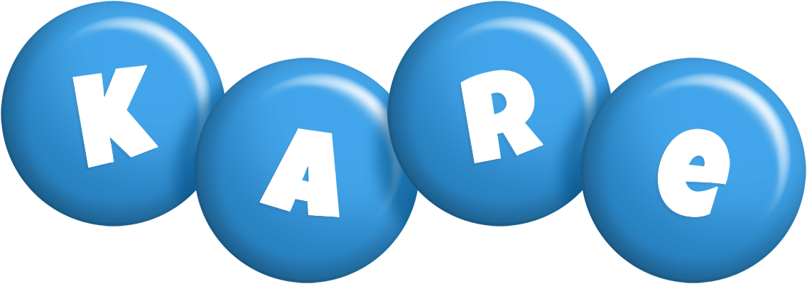 Kare candy-blue logo