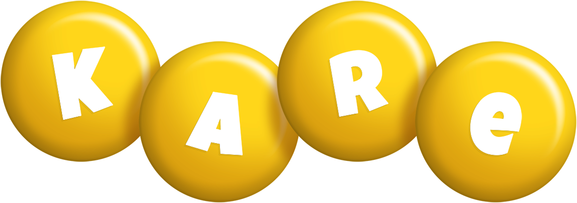 Kare candy-yellow logo