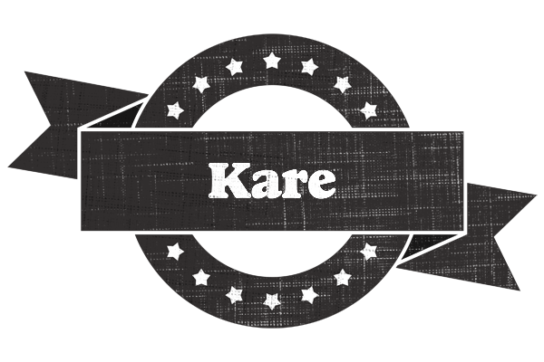 Kare grunge logo
