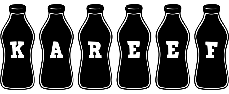 Kareef bottle logo