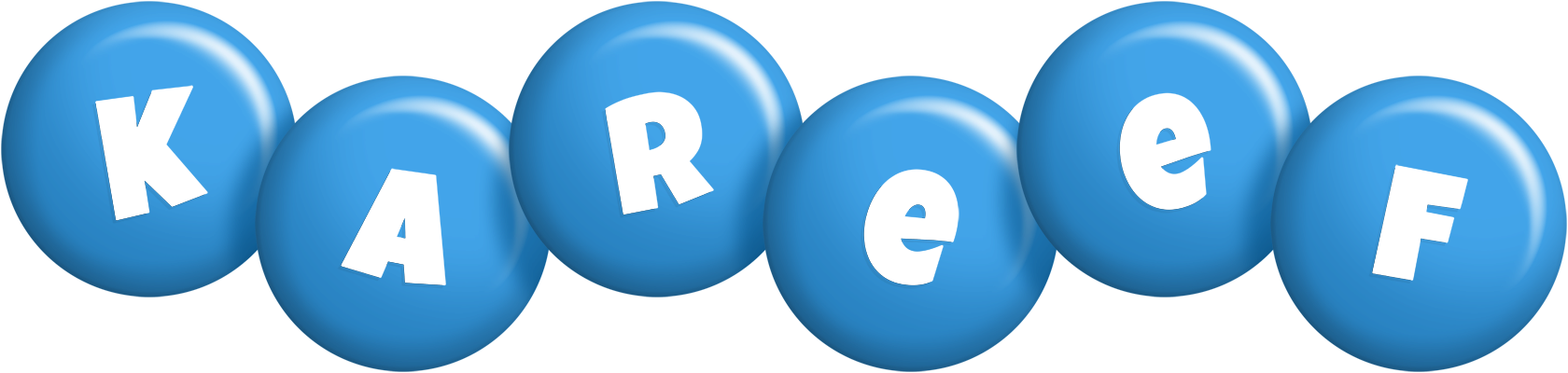 Kareef candy-blue logo