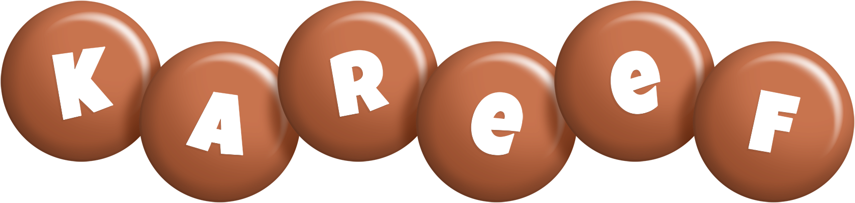 Kareef candy-brown logo