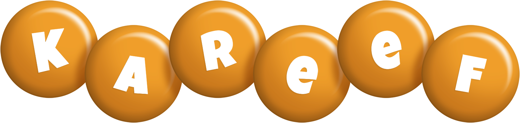 Kareef candy-orange logo