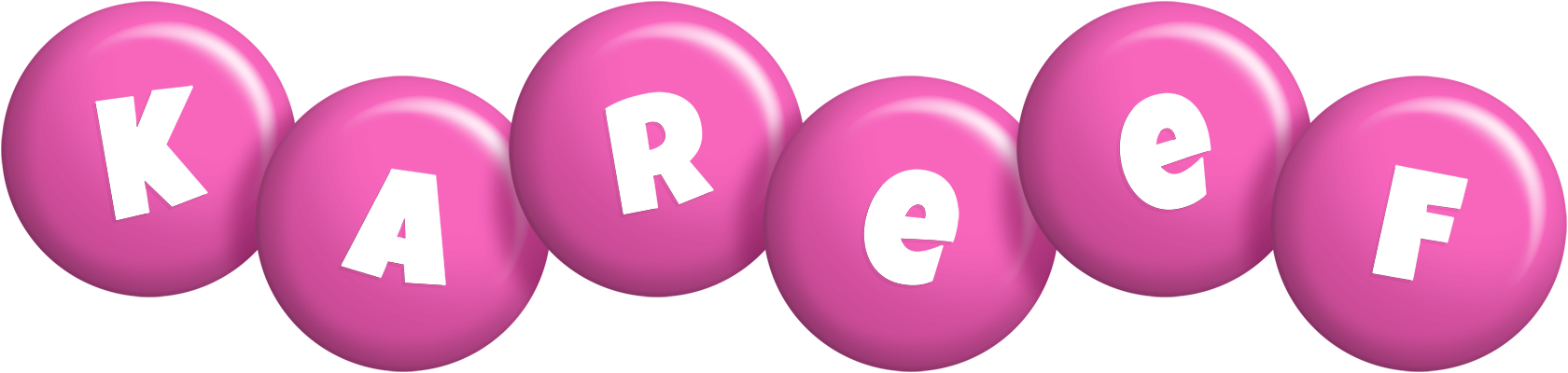 Kareef candy-pink logo