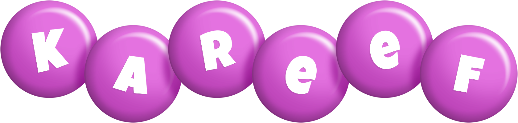 Kareef candy-purple logo
