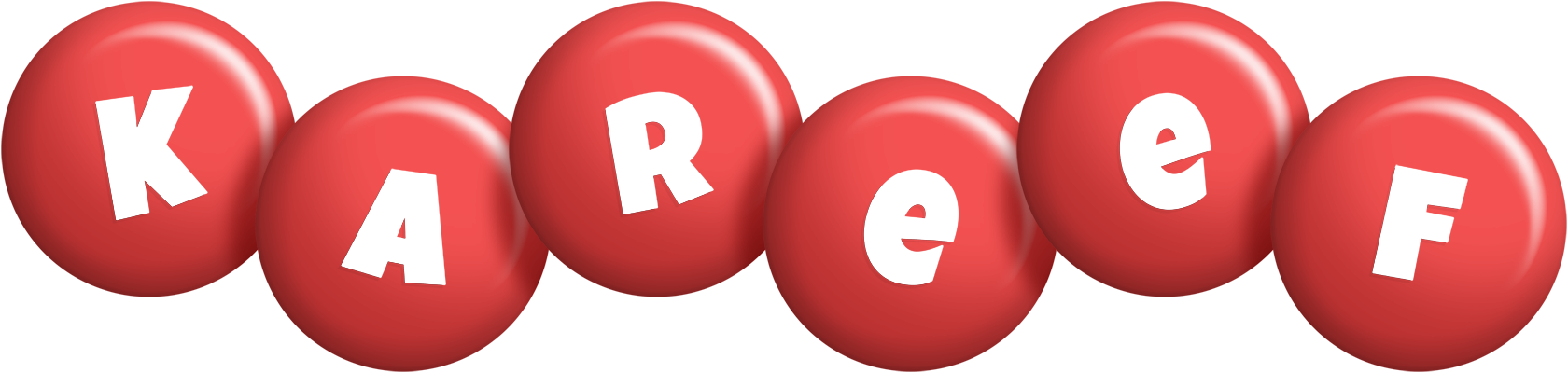 Kareef candy-red logo
