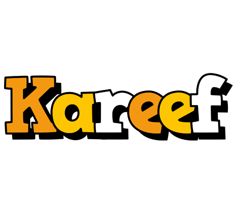 Kareef cartoon logo