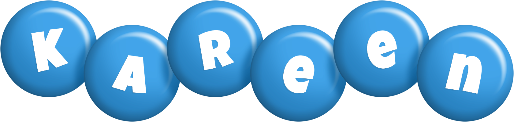 Kareen candy-blue logo