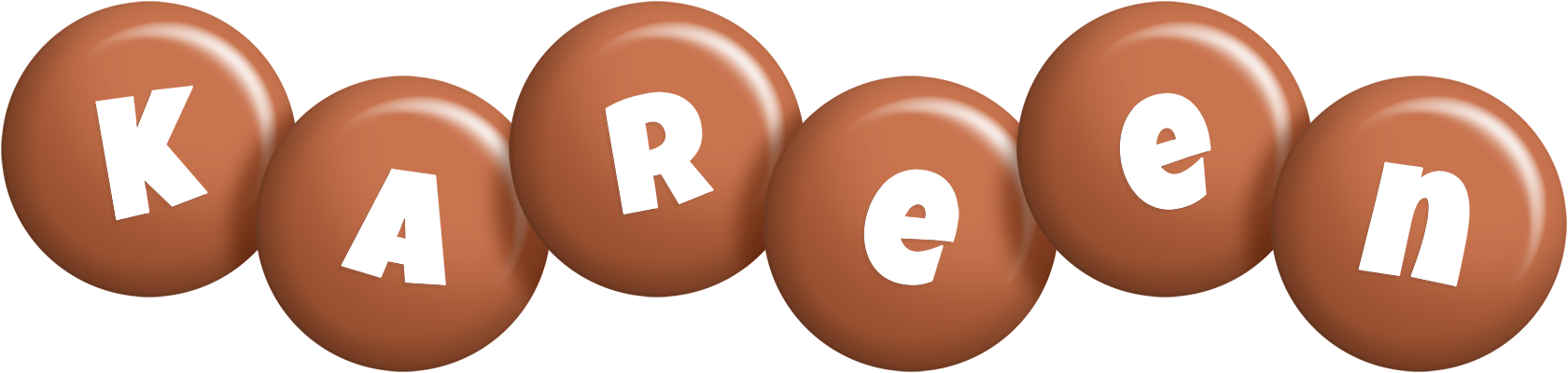 Kareen candy-brown logo