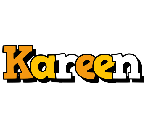 Kareen cartoon logo