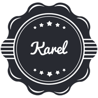 Karel badge logo