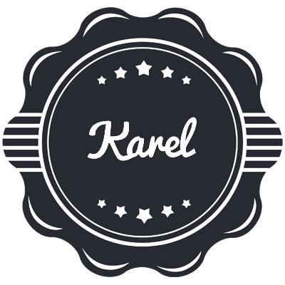 Karel badge logo
