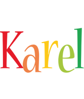 Karel birthday logo