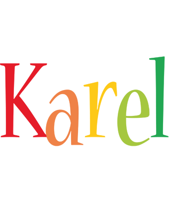 Karel birthday logo