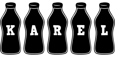 Karel bottle logo