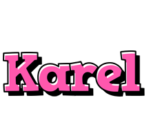 Karel girlish logo