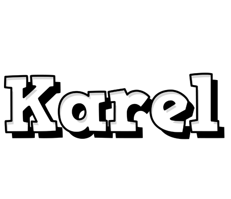 Karel snowing logo