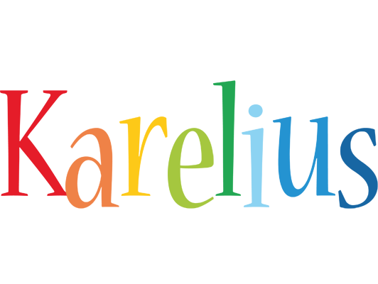 Karelius birthday logo