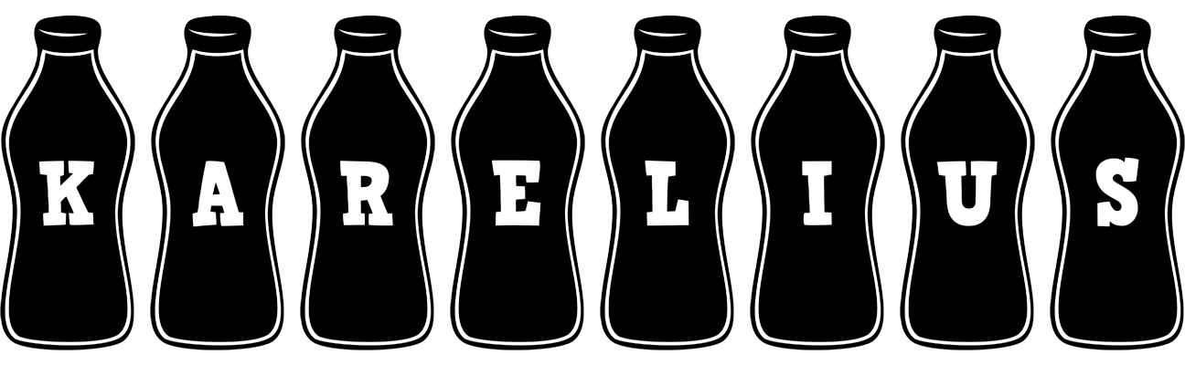 Karelius bottle logo