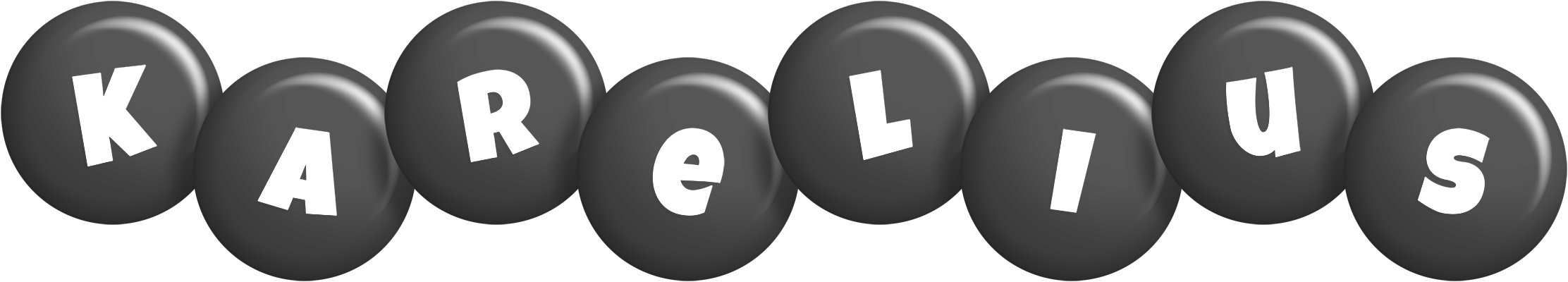 Karelius candy-black logo