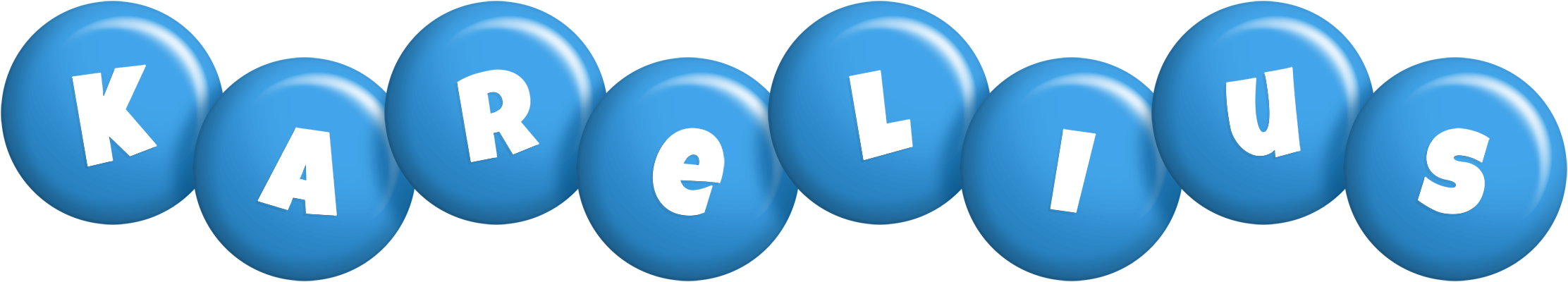 Karelius candy-blue logo