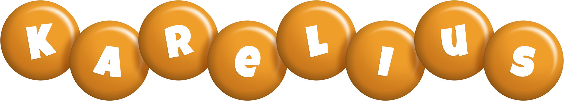 Karelius candy-orange logo