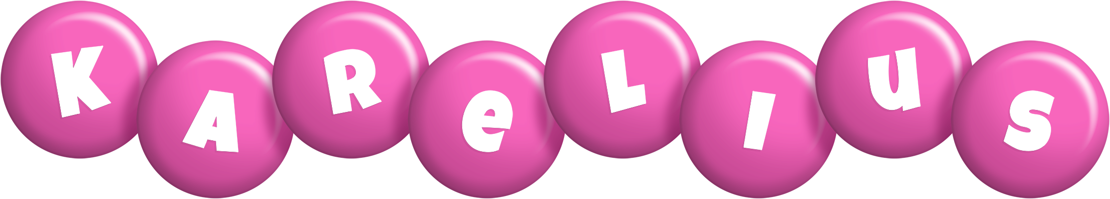 Karelius candy-pink logo