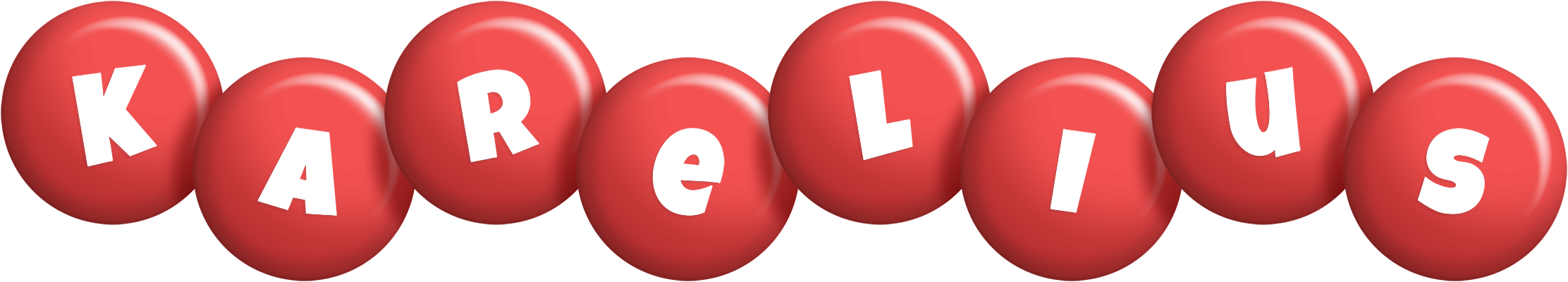 Karelius candy-red logo
