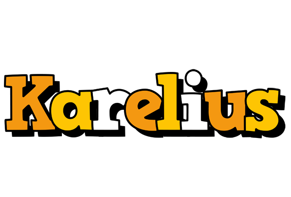 Karelius cartoon logo