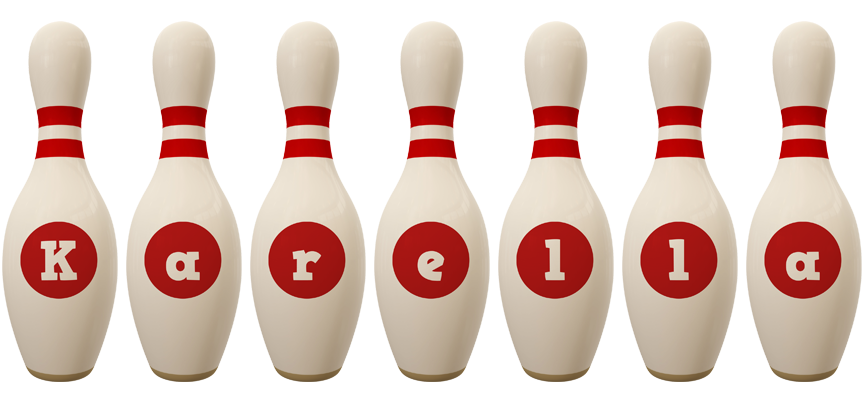 Karella bowling-pin logo