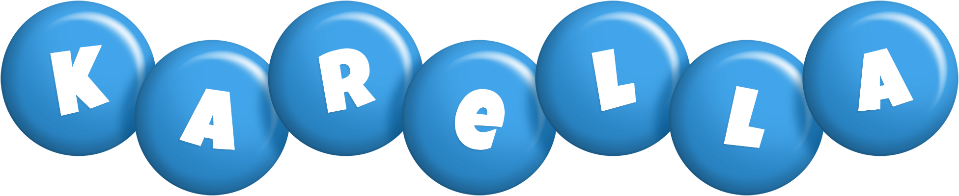 Karella candy-blue logo