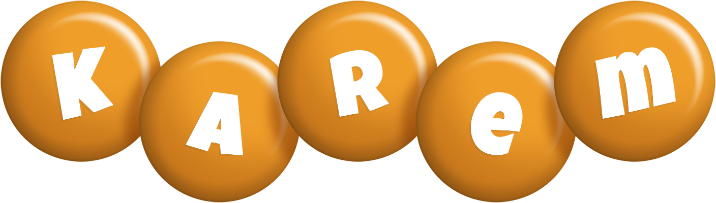 Karem candy-orange logo