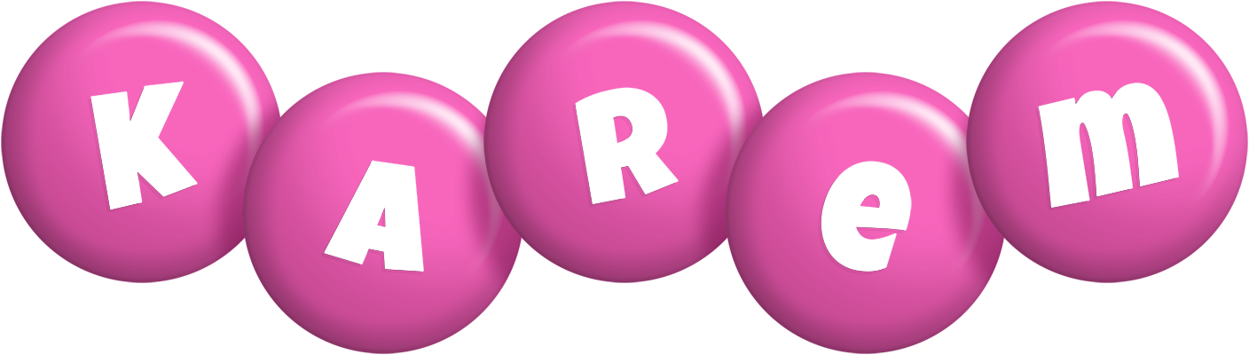Karem candy-pink logo