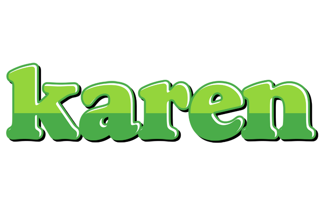 Karen apple logo