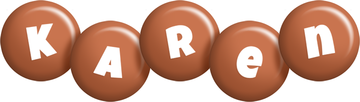 Karen candy-brown logo