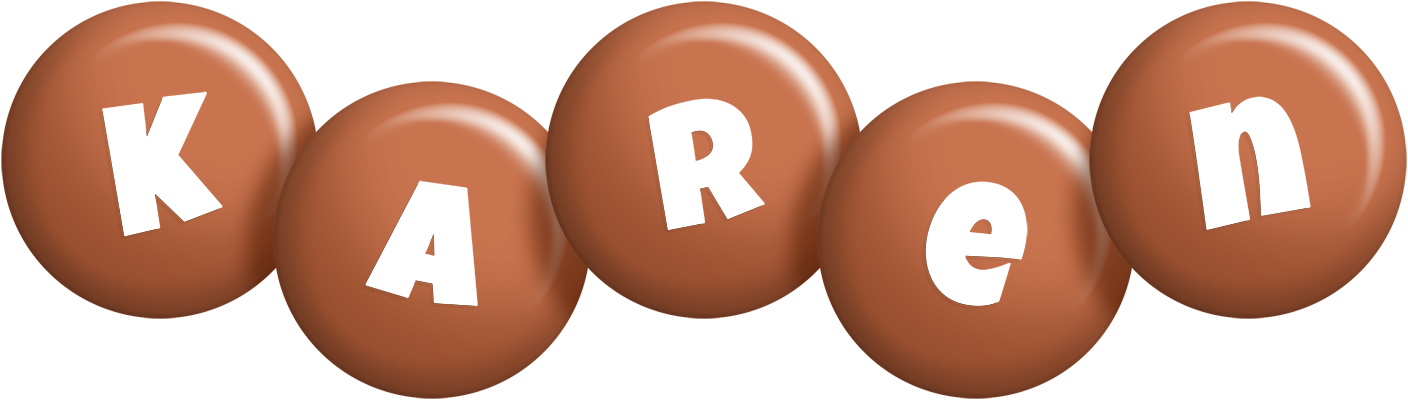 Karen candy-brown logo