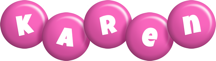 Karen candy-pink logo