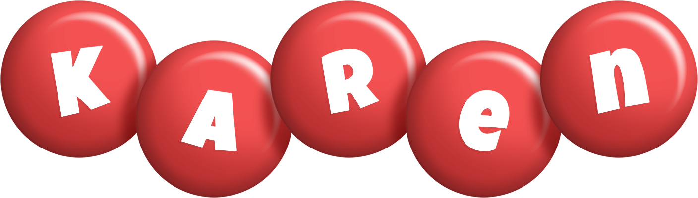 Karen candy-red logo