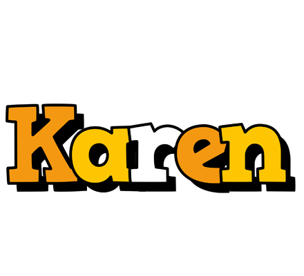 Karen cartoon logo