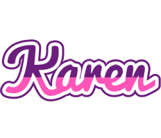 Karen cheerful logo