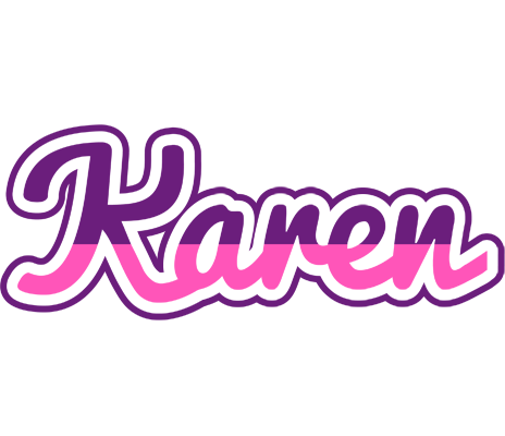 Karen cheerful logo